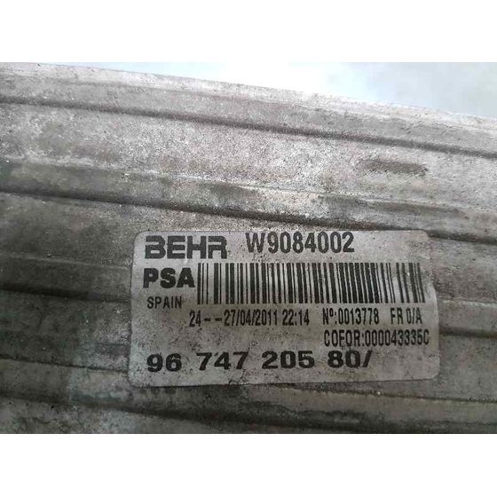 Intercooler Para Peugeot 308 Sw