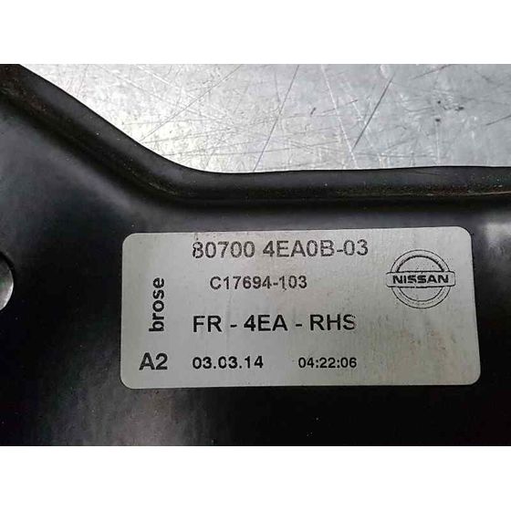 Elevalunas Delantero Derecho Para Nissan Qashqai