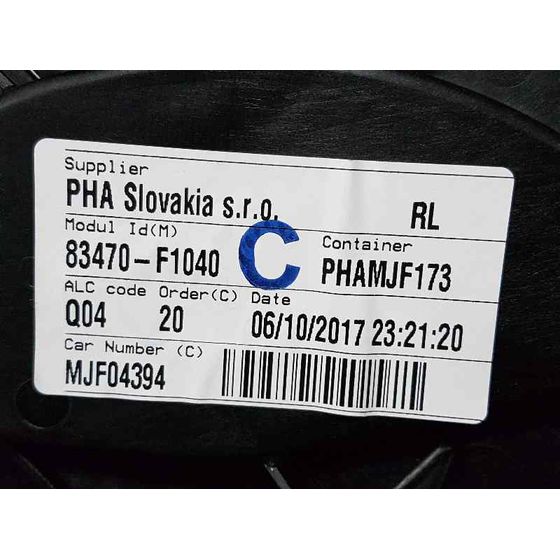 Elevalunas Trasero Izquierdo Para Kia Sportage