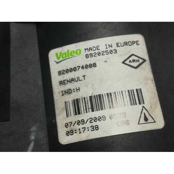 Faro Antiniebla Derecho Para Renault Megane Iii Coupe