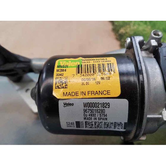 Motor Limpia Delantero Para Citroen C-Elysée