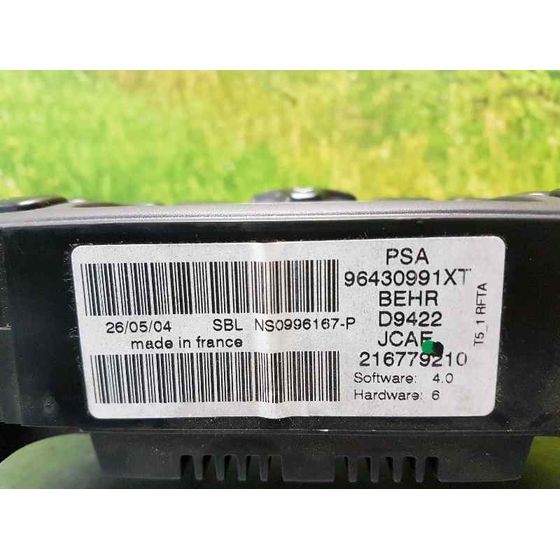 Mando Climatizador Para Peugeot 307 Cc