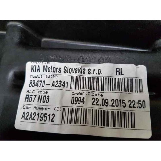 Elevalunas Trasero Izquierdo Para Kia Cee'd