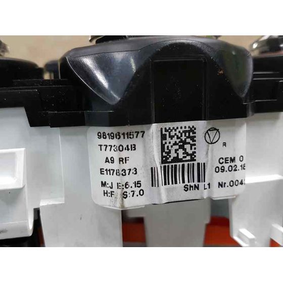 Mando Calefaccion / Aire Acondicionado Para Peugeot 208