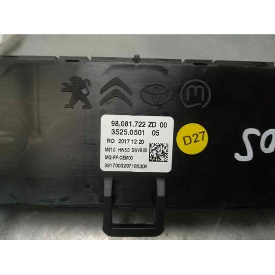 Mando Climatizador Para Citroen Jumpy Fugón