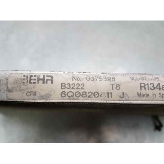 Condensador / Radiador Aire Acondicionado Para Skoda Fabia