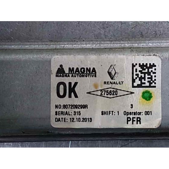 Elevalunas Delantero Derecho para Dacia Sandero