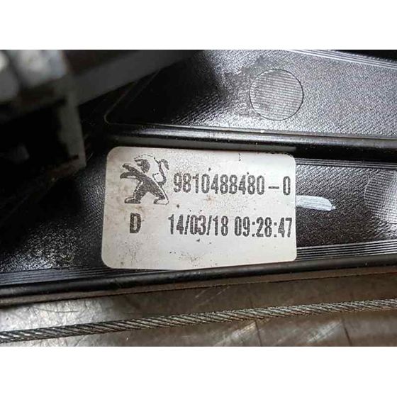 Elevalunas Trasero Derecho Para Peugeot 3008