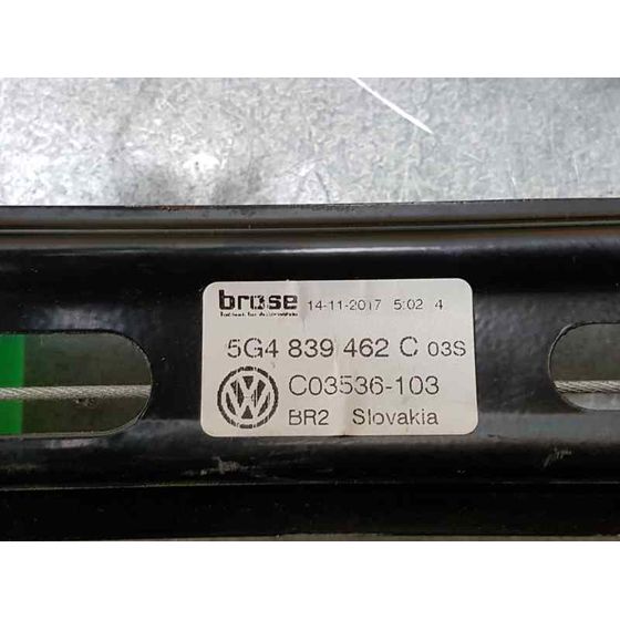 Elevalunas Trasero Derecho Para Volkswagen Golf Vii Lim.