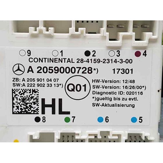 Modulo Confort Para Mercedes Clase C Lim.