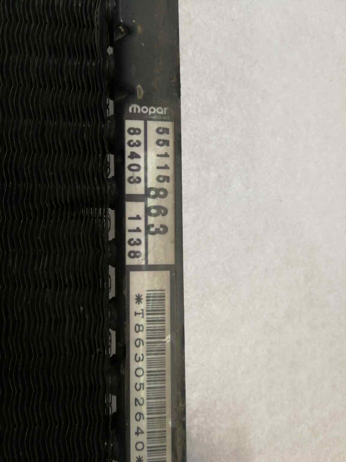 Condensador / Radiador Aire Acondicionado Para Chrysler Jeep Gr.cherokee /