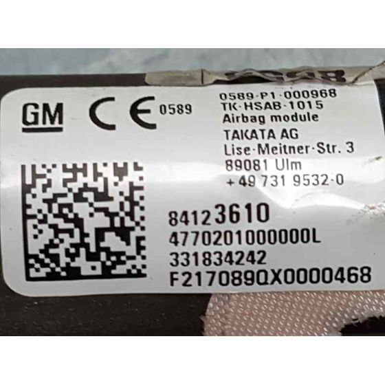 Airbag Cortina Delantero Izquierdo Para Opel Insignia Sports Tourer