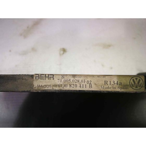 Condensador / Radiador Aire Acondicionado Para Skoda Fabia Familiar