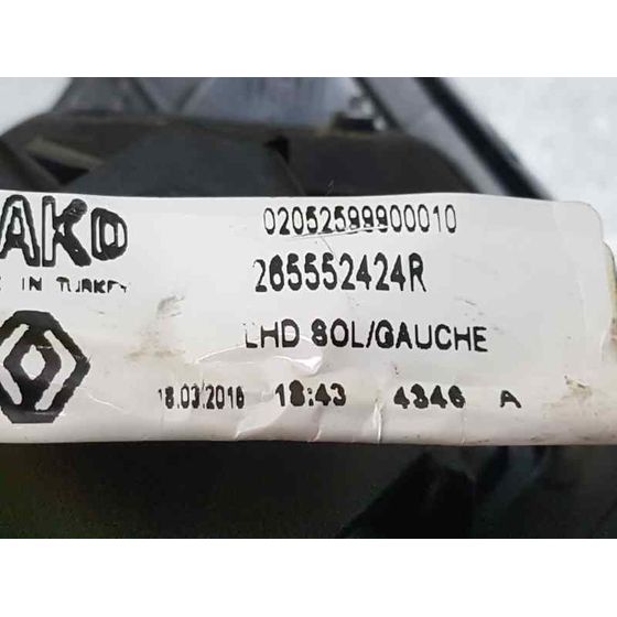 Piloto Trasero Izquierdo Para Renault Clio Iv