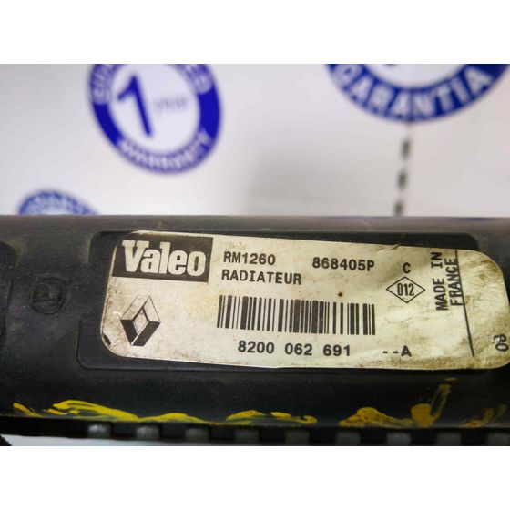 Radiador Agua Para Renault Scenic