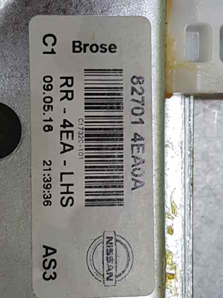 Elevalunas Trasero Izquierdo Para Nissan Qashqai