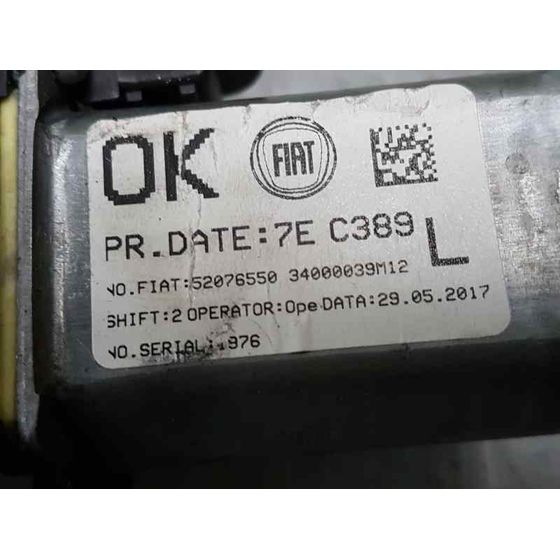 Elevalunas Delantero Izquierdo Para Fiat Panda Van Iii