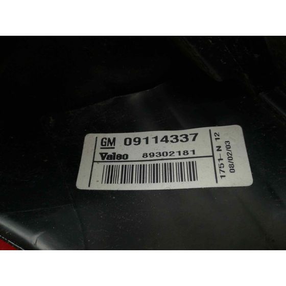 Piloto Trasero Derecho Para Opel Corsa C