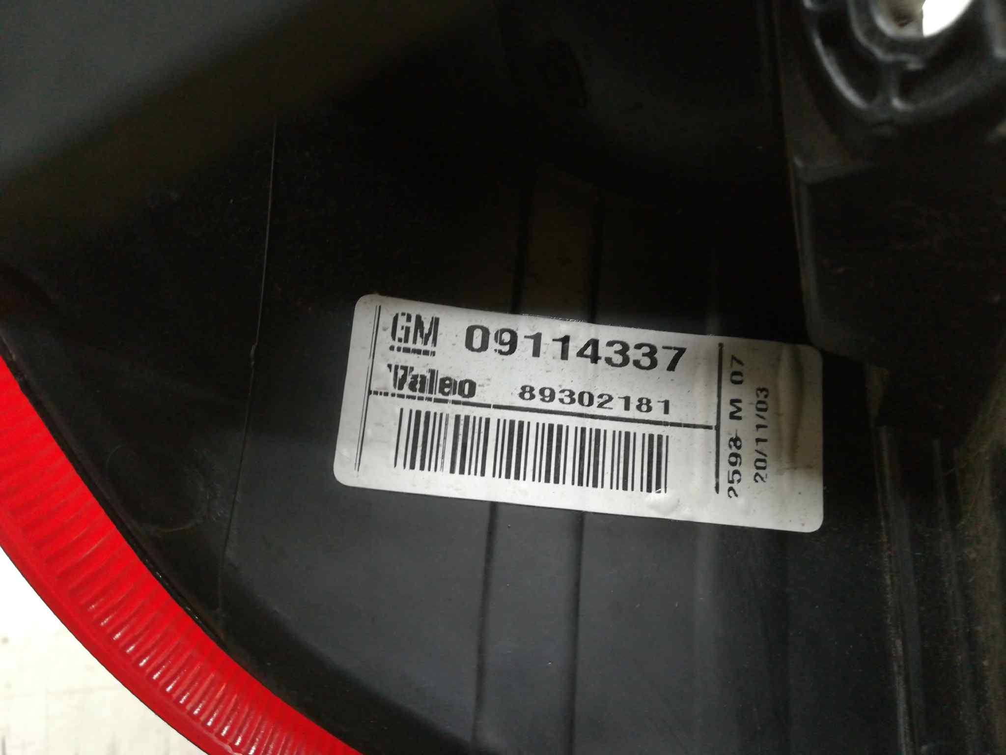 Piloto Trasero Derecho Para Opel Corsa C