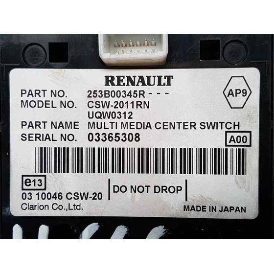 Mando Multifuncion Para Renault Megane Iii Berlina 5 P