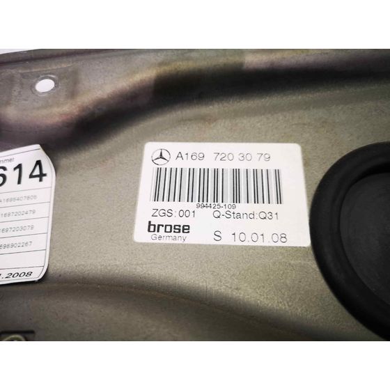 Elevalunas Delantero Derecho para Mercedes-Benz Clase A (W169)