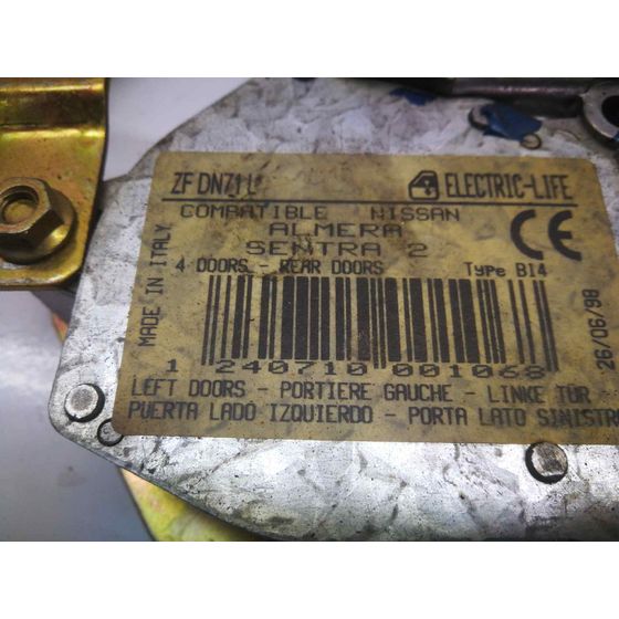 Elevalunas Trasero Izquierdo Para Nissan Almera