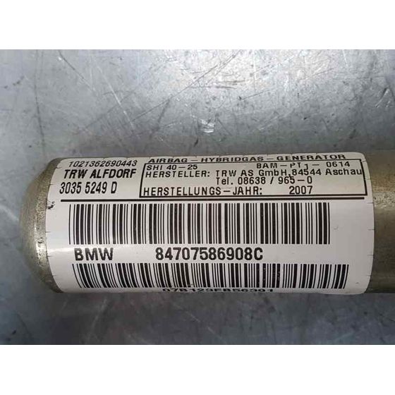 Airbag Cortina Delantero Izquierdo Para Bmw Serie 1 Berlina