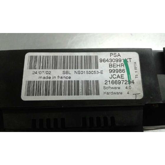 Mando Climatizador Para Peugeot 307 Break / Sw
