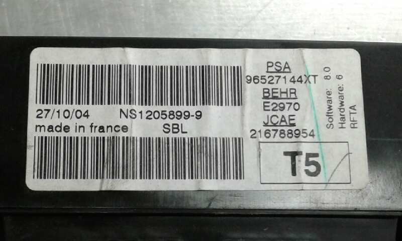 Mando Climatizador Para Peugeot 307