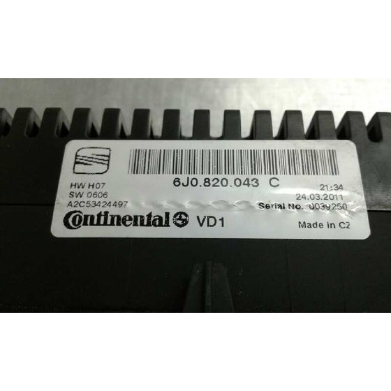 Mando Climatizador para Seat Ibiza (6J5)