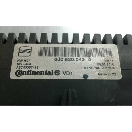 Mando Climatizador Para Seat Ibiza