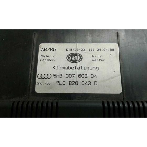 Mando Climatizador para Audi A3 (8L)
