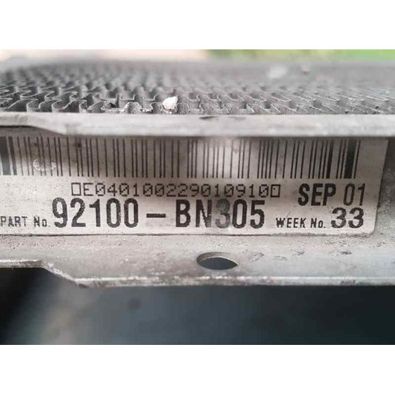 Condensador / Radiador Aire Acondicionado Para Nissan Almera