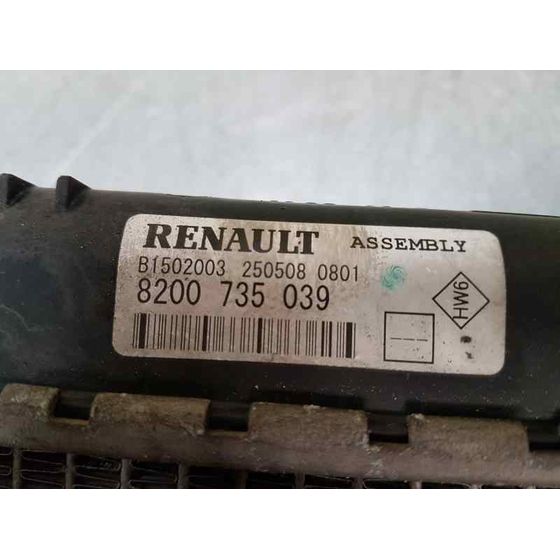 Radiador Agua Para Dacia Sandero