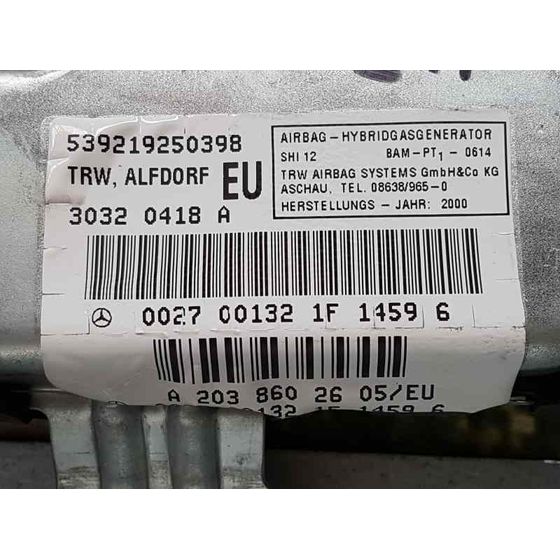 Airbag Lateral Delantero Derecho Para Mercedes Clase C Berlina