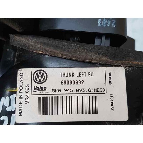 Piloto Trasero Izquierdo Para Volkswagen Golf Vi