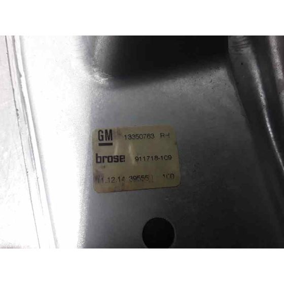 Elevalunas Trasero Derecho Para Opel Astra J Lim.