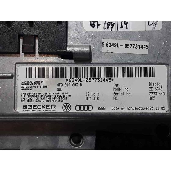 Pantalla Multifuncion Para Audi A6 Berlina