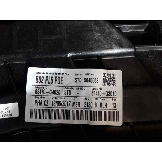 Elevalunas Trasero Izquierdo Para Hyundai I30