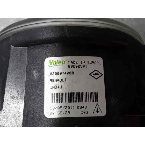 Faro Antiniebla Derecho Para Renault Megane Iii Berlina 5 P