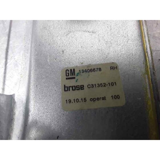 Elevalunas Trasero Derecho Para Opel Astra K Lim. 5Türig