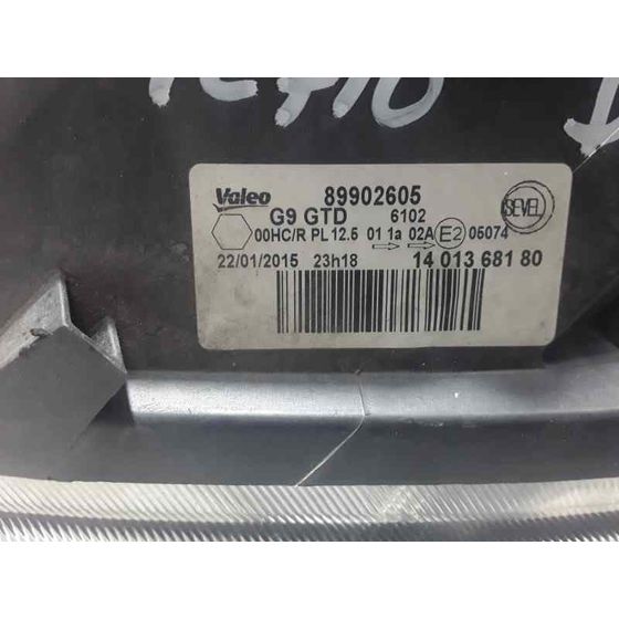 Faro Izquierdo Para Peugeot Expert Kasten