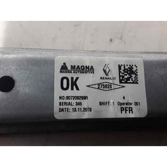 Elevalunas Delantero Derecho Para Dacia Sandero