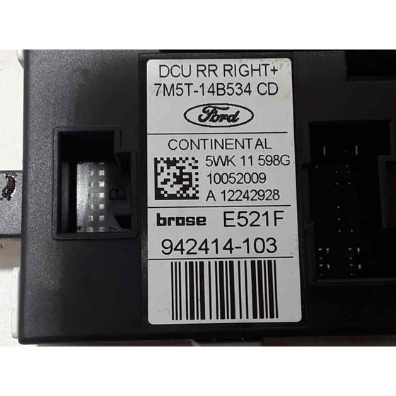 Motor Elevalunas Trasero Derecho Para Ford Kuga