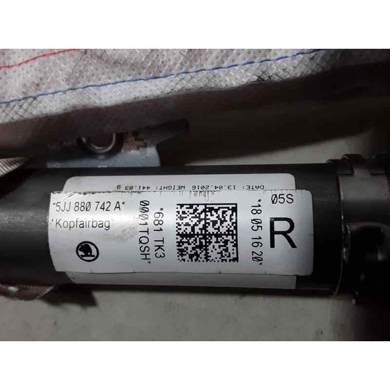 Airbag Cortina Delantero Derecho Para Skoda Rapid