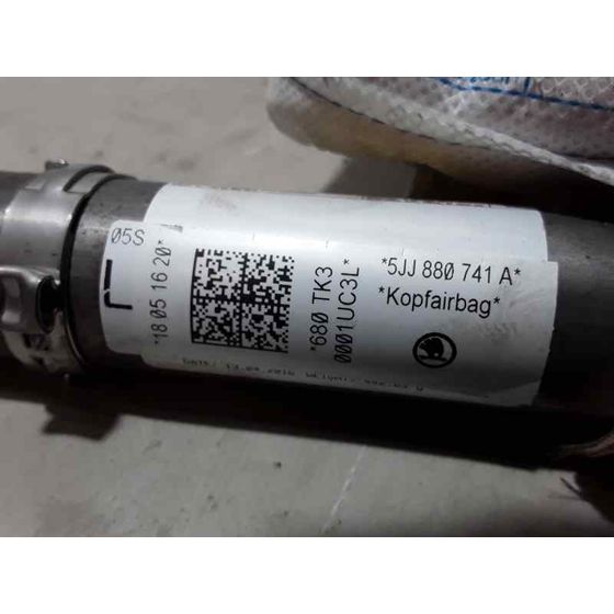 Airbag Cortina Delantero Izquierdo Para Skoda Rapid
