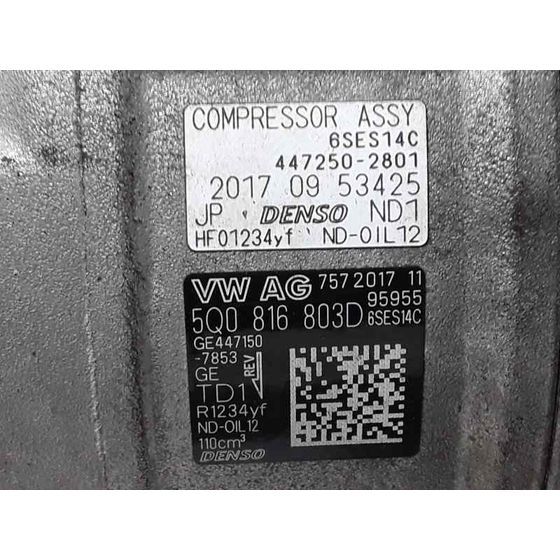Compresor Aire Acondicionado para Volkswagen Polo