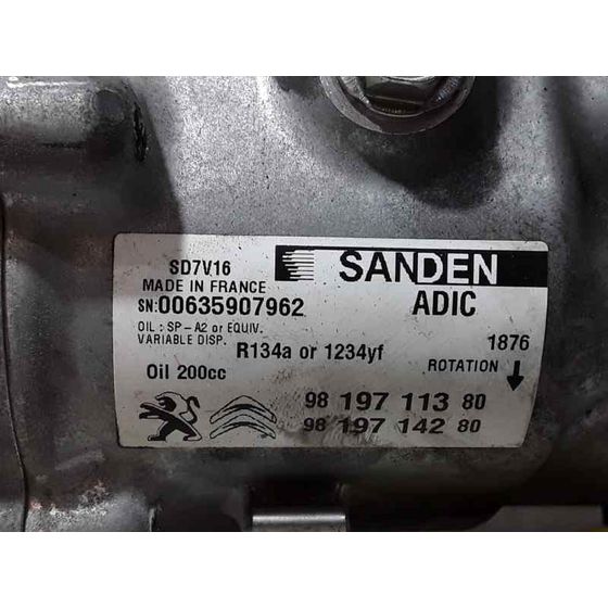 Compresor Aire Acondicionado Para Peugeot Boxer Caja Cerrada