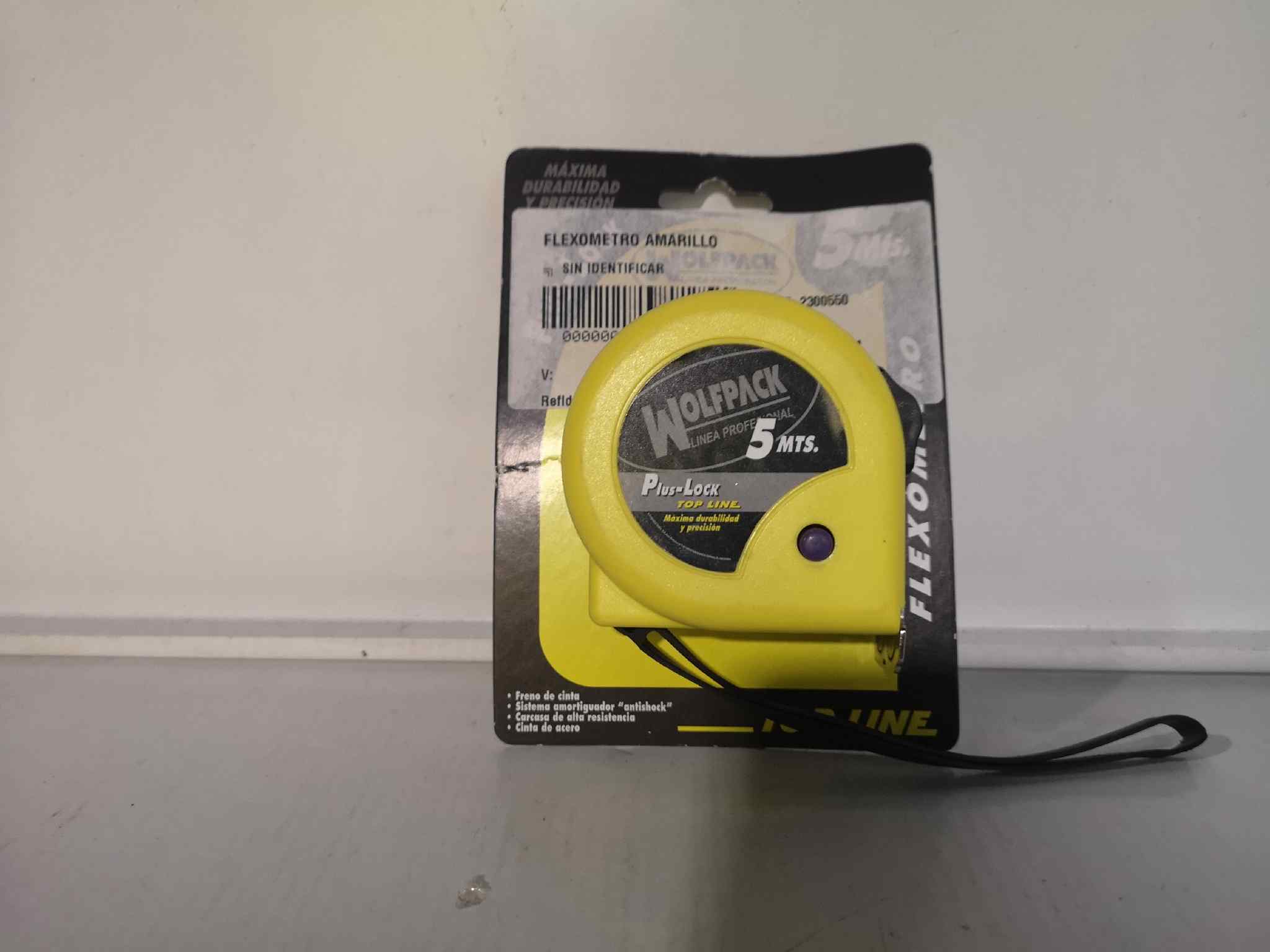 Flexometro Amarillo para Herramienta -