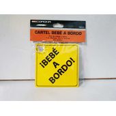 Cartel Bebe A Bordo Con Ventosa para Universal Accesorio